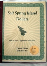 SALTSPRING DOLLARS Canada Limited Edition Collectors Set 2001 - $128.25