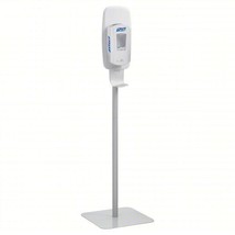 PURELL Hand Sanitizer Dispenser Floor Stand: 56 3/4 in Overall Ht, Gray - £49.81 GBP