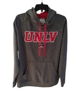 Champion UNLV Rebels Mens Pullover Hoodie Size L Gray Cotton Stretch NCAA  - $31.12 CAD