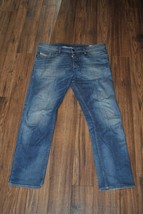 RRP 249$ Diesel Buster Mens Super Jeans Size W34 L34 XL 100% Cotton Fast... - $25.64