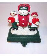 Vtg Raggedy Ann &amp; Andy Stocking Hanger Christmas Snowden &amp; Friends Holde... - $624.81 MXN