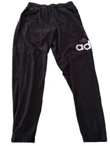 Adidas Men&#39;s Track Jogging Athletic Pants Mens Medium (28&quot;x27) RN#88387 Black - £11.31 GBP