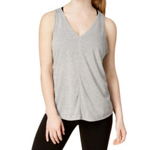 Calvin Klein Womens Vent Back Mist Heather Tank Top  Small  Pearl Grey Heather - £24.38 GBP