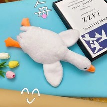  Duck Plush  Bag Creative Big White Goose Doll Plushie Messenger Bag Kawaii Clot - £98.13 GBP