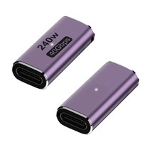 240W Usb C Adapter (2 Pack), Usb Type C Female To Female 40Gbps Coupler Connecto - £14.38 GBP