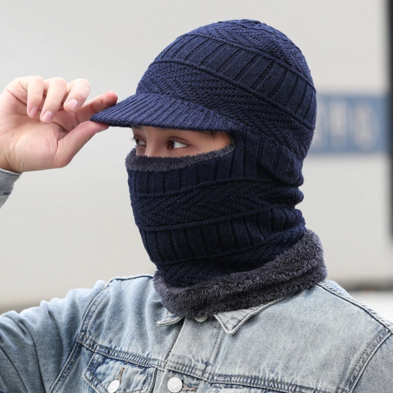 Winter Warm Hats  Men ies  Hat Winter Cap Men Women  Scarf Caps Set Balaclava Ma - $36.43