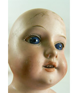 Antique German Bisque Doll Head Armand Marseille 370 Original Blue Eyes 4&quot; - £134.54 GBP
