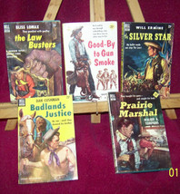dell publishing / western paperback books {mixed authors} - £19.75 GBP