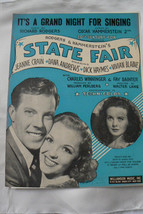 Vtg 1945 State Fair Rogers Hammerstein Vivian Blaine Crain  Sheet Music  Lyrics - £27.36 GBP