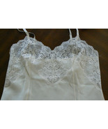 VTG Elegance I Magnin Wonder Maid lace opaque nylon sz 34 Slip Gown Ling... - £39.16 GBP