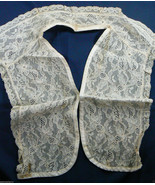 VTG Ecru Lace trim Neckline Sew on Collar for dress crafts dolls - £24.96 GBP