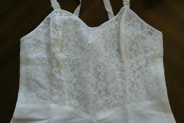 VTG Saucy Barbizone Tafrecca lace nylon little mis 9 Slip Gown Lingerie ... - $39.00
