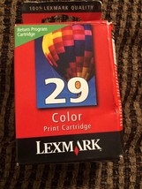 Lexmark #29 Color Ink Cartridge 18C1429 GENUINE 5495 X5340 X5410 Z845 - $7.92
