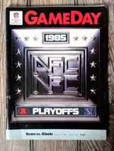 Vintage 1985 GameDay | Chicago Bears vs. New York Giants | Jan. 5, 1986 Program - £14.28 GBP