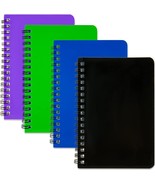 Spiral Notebook 4Pack Pocket Notebook 4.2 x 6.1 Pocket Small - $113.38 MXN