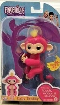Authentic Wowwee Bella Pink with Yellow Hair interactive Baby Monkey - £36.14 GBP