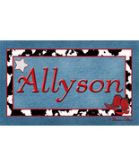 Personalized Cowgirl Home Decor Sign - $20.58 CAD