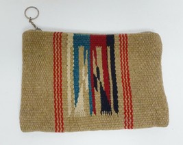 Southwest Tribal Hand Woven Wool Small Purse Bag Credit Card Change Make... - $33.90