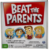 Beat the Parents Family Trivia Game, Kids vs Grown-Ups, Spinmaster, Complete - £15.98 GBP