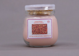 Pink Sandalwood Scented 100% Soy Wax Candle 7oz Jar - £9.43 GBP