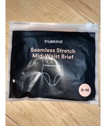 Truekind Women&#39;s Seamless Stretch Mid-Waist Brief Color- Sand Size 0-14 NWT - $26.99 CAD