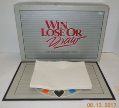 Vintage 1988 Milton Bradley Win Lose Or Draw Party Edition 100% complete - £19.19 GBP