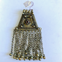 Afghan Kuchi Tribal Pendant Jewelry Boho Vintage Ethnic Dance Old Antiqu... - £62.96 GBP