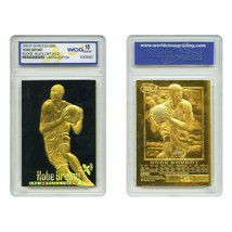 1996 KOBE BRYANT Ex 2000 Credentials Rookie Card Black Gold Gem Grade 10 - £22.36 GBP