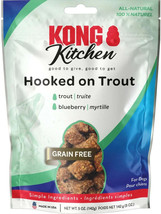 KONG Kitchen Grain-Free Trout &amp; Blueberry Dog Treats - Wholesome Soft Chews for - £7.94 GBP