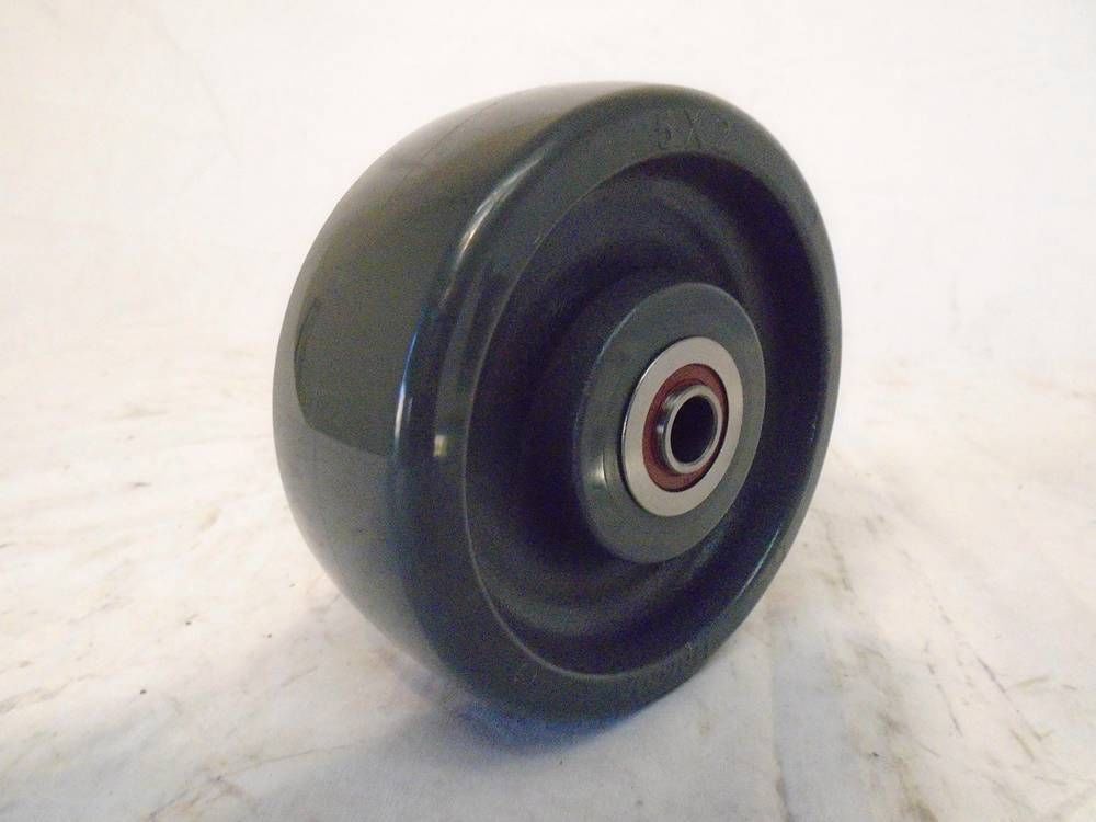 5&quot; x 2&quot; Solid Elastomer Wheels (Set of 2 wheels) - $12.47