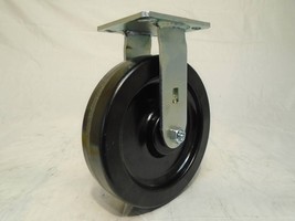 8&quot; x 2&quot; Rigid Caster Phenolic Wheel 1250lb each Tool Box - £15.95 GBP