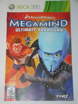 XBOX 360 - MEGA MIND ULTIMATE SHOWDOWN (Replacement Manual) - £9.48 GBP