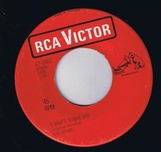 Jim Reeves I Won&#39;t Forget You 45 rpm Highway To Nowhere VG+ - $4.94