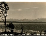 RPPC Olympic Mountains Pacific Aerial Surveys Inc #2057 Postcard D1 - $14.80