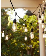 *Balsam Hill Outdoor LED Cafe Lights 10 Vintage Bulbs String Lights Kit - $930.37 MXN