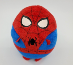 Ty Beanie Ballz Marvel Avengers Spiderman Plush 5” Plush Stuffed Ball Toy B96 - £7.86 GBP