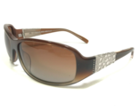 Korloff Sonnenbrille K 062.069 Brown Silber Wrap Rahmen mit Gradient Linsen - $92.86