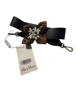 MaxMara Bag Strap Flower Embellished Pearl Detail Leather Italy One Size - $162.44