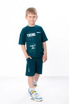 Set – Boys&#39; Summer Outfit, Printed T-Shirt &amp; Pocket Capri,, Summer,  Nos... - $556.45 MXN+
