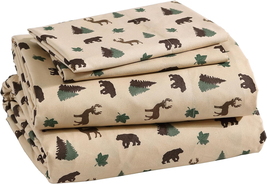 Cozy Cabin 4-Piece Full Microfiber Bedding Sheet Set with Deep Pockets R... - $1,257.48 MXN