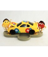 M&amp;M&#39;s Race Car Candy Dispenser, &quot;Under The Hood&quot;, Yellow, Limited Edition - £11.16 GBP