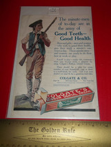 Home Treasure Ad 1913 Colgate Toothpaste Ribbon Dental Cream Cereal Advertising - $9.49