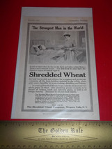 Home Treasure Ad 1915 Shredded Wheat Company Cereal Food Product Adverti... - $9.49
