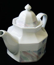 Beautiful White Porcelain China Savoir Vivre  Mikasa Celina teapot &amp; lid - £35.24 GBP