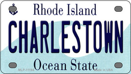 Charlestown Rhode Island Novelty Mini Metal License Plate Tag - £11.95 GBP