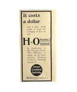 Hornby&#39;s Oatmeal 1894 Advertisement Victorian Hot Cereal One Dollar ADBN1pp - £7.86 GBP