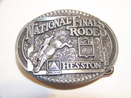 1998 National Finals Rodeo Nfr Limited Miniature Collectors Belt Buckle Hesston - £14.14 GBP