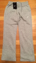 New Nike Girls Youth Sweat Pants Gray Size Large Style # 576542 063 - £21.32 GBP