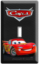 Cars 3 Red Lightning Mcqueen Racing Sport Single Light Switch Boys Bedroom Decor - £14.18 GBP