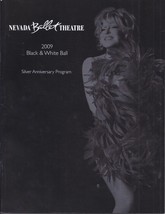 NEVADA Ballet Theatre 2009 Black &amp; White Ball Silver Anniversary Program  - £10.35 GBP